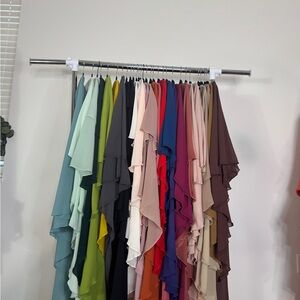 Colorful Layered Dresses Collection